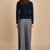 girocollo basic MIL46 25030 BLU milaura 