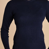 girocollo basic MIL46 25030 BLU milaura 