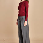 girocollo basic MIL46 25040 BORDEAUX milaura 