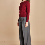 girocollo basic MIL46 25040 BORDEAUX milaura 