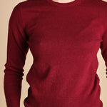 girocollo basic MIL46 25040 BORDEAUX milaura 