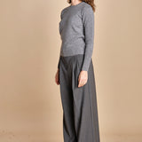 girocollo basic MIL46 25203 GRIGIO CH milaura 