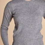 girocollo basic MIL46 25203 GRIGIO CH milaura 