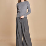 girocollo basic MIL46 25203 GRIGIO CH milaura 