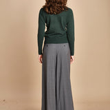 girocollo basic MIL46 25498 VERDE BOTTIGLIA milaura 