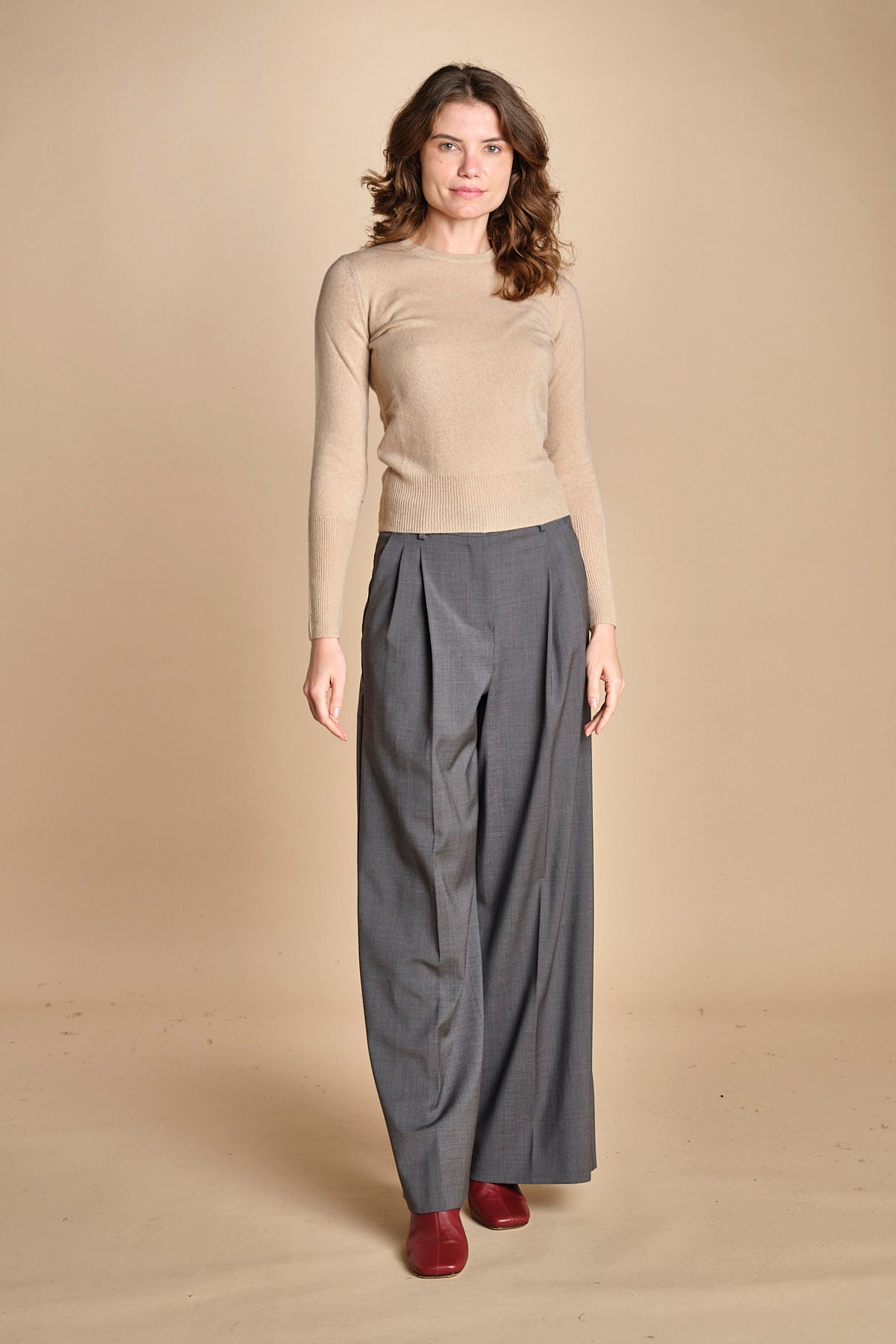 girocollo basic MIL46 25565 BEIGE milaura 