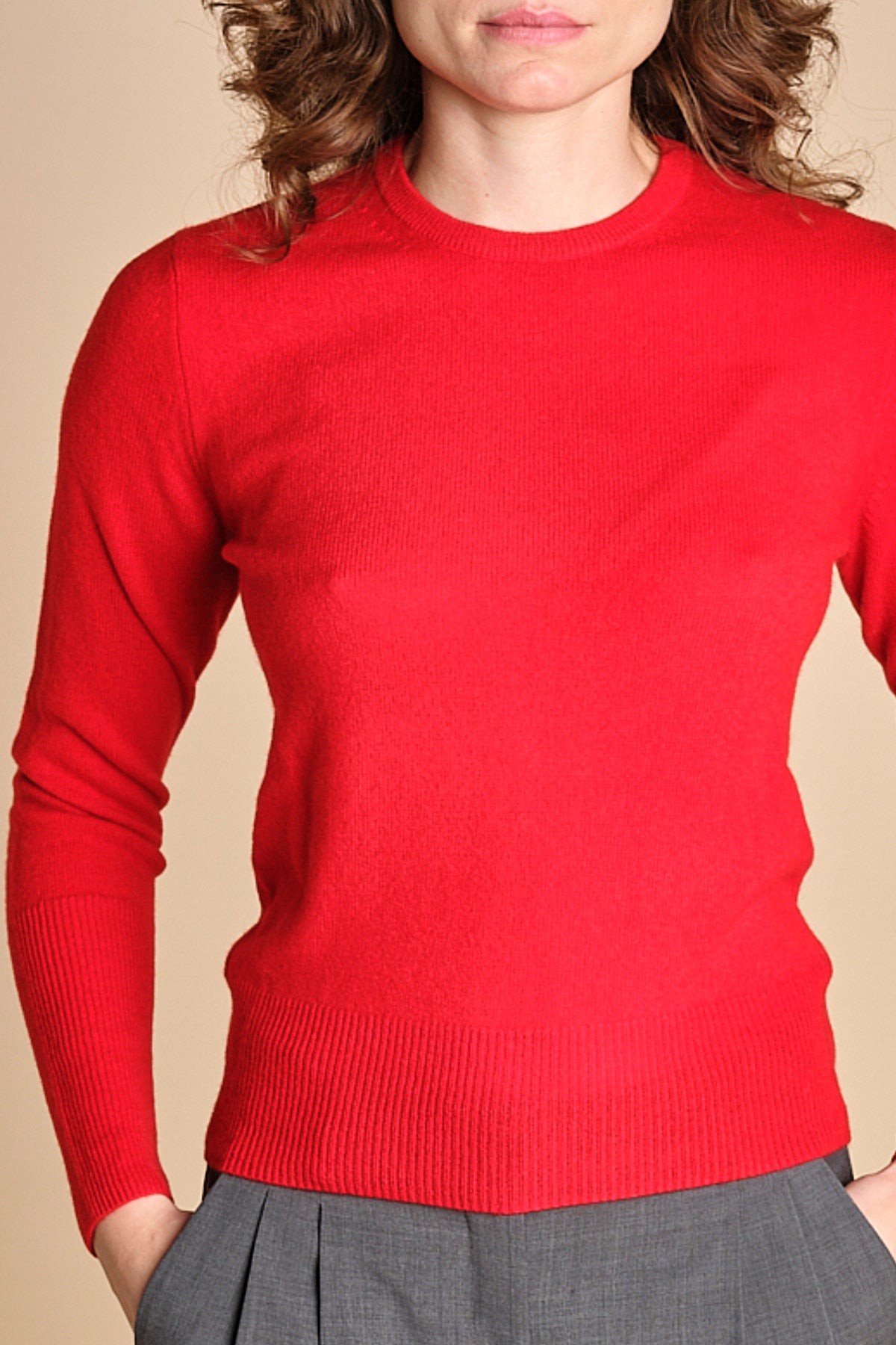 girocollo basic MIL46 25726 ROSSO milaura 