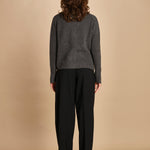 cardigan tre bottoni MIL4A24 25024 GRIGIO SCURO milaura 