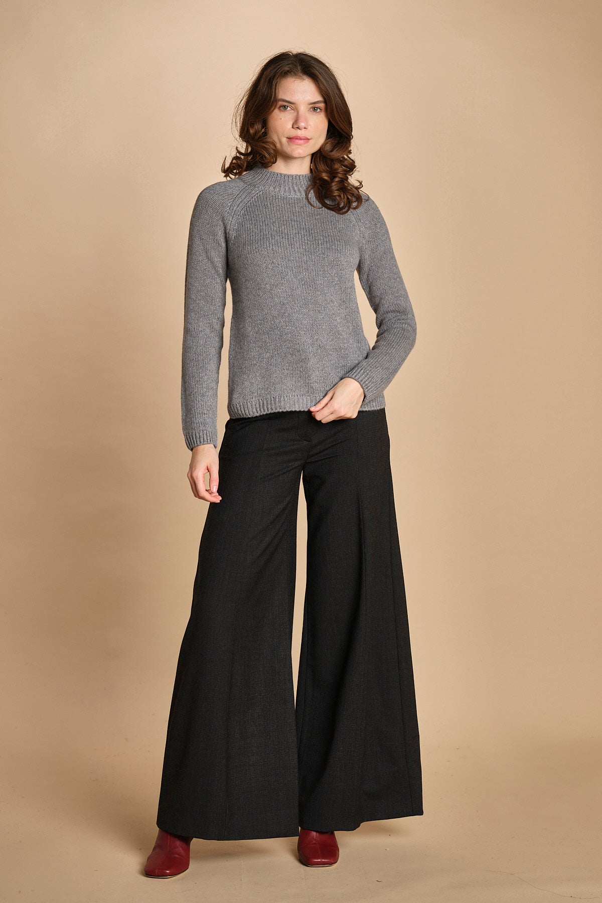 girocollo alto MIL8 25203 GRIGIO CH milaura 