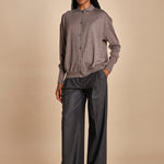 camicia over in lana merino MIL LAU20 E14043 SIGARO milaura 