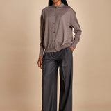 camicia over in lana merino MIL LAU20 E14043 SIGARO milaura 