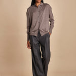 camicia over in lana merino MIL LAU20 E14043 SIGARO milaura 