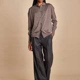 camicia over in lana merino MIL LAU20 E14043 SIGARO milaura 