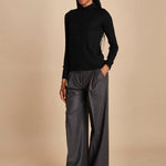 polo a costine in lana merino MIL LAU3 E14035 NERO milaura 