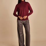 dolcevita over in lana merinos MIL LAU5 E14015 BORDEAUX milaura 