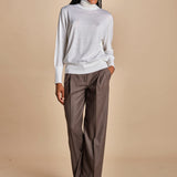 dolcevita over in lana merinos MIL LAU5 E14031 BIANCO milaura 