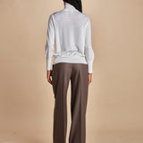 dolcevita over in lana merinos MIL LAU5 E14031 BIANCO milaura 