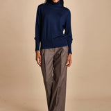 dolcevita over in lana merinos MIL LAU5 E21210 BLU milaura 