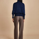 dolcevita over in lana merinos MIL LAU5 E21210 BLU milaura 
