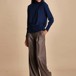 dolcevita over in lana merinos MIL LAU5 E21210 BLU milaura 