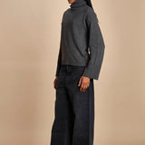 dolcevita con manica a campana by milaura. d2500895 871 GRIGIO B milaura 