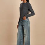 girocollo slim by milaura. d2501005 871 GRIGIO milaura 