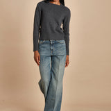 girocollo slim by milaura. d2501005 871 GRIGIO milaura 
