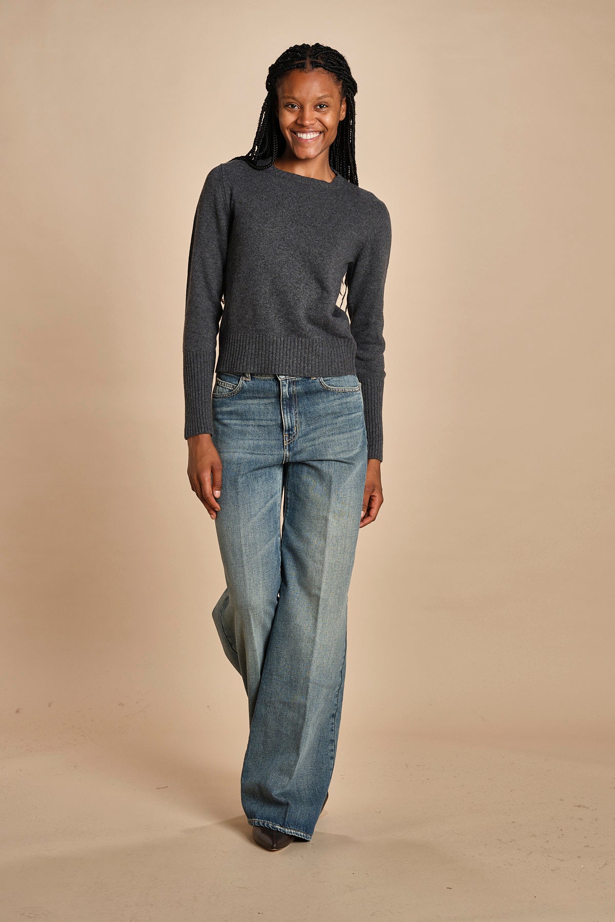 girocollo slim by milaura. d2501005 871 GRIGIO milaura 