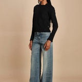 girocollo slim by milaura. d2501005 872 NERO milaura 