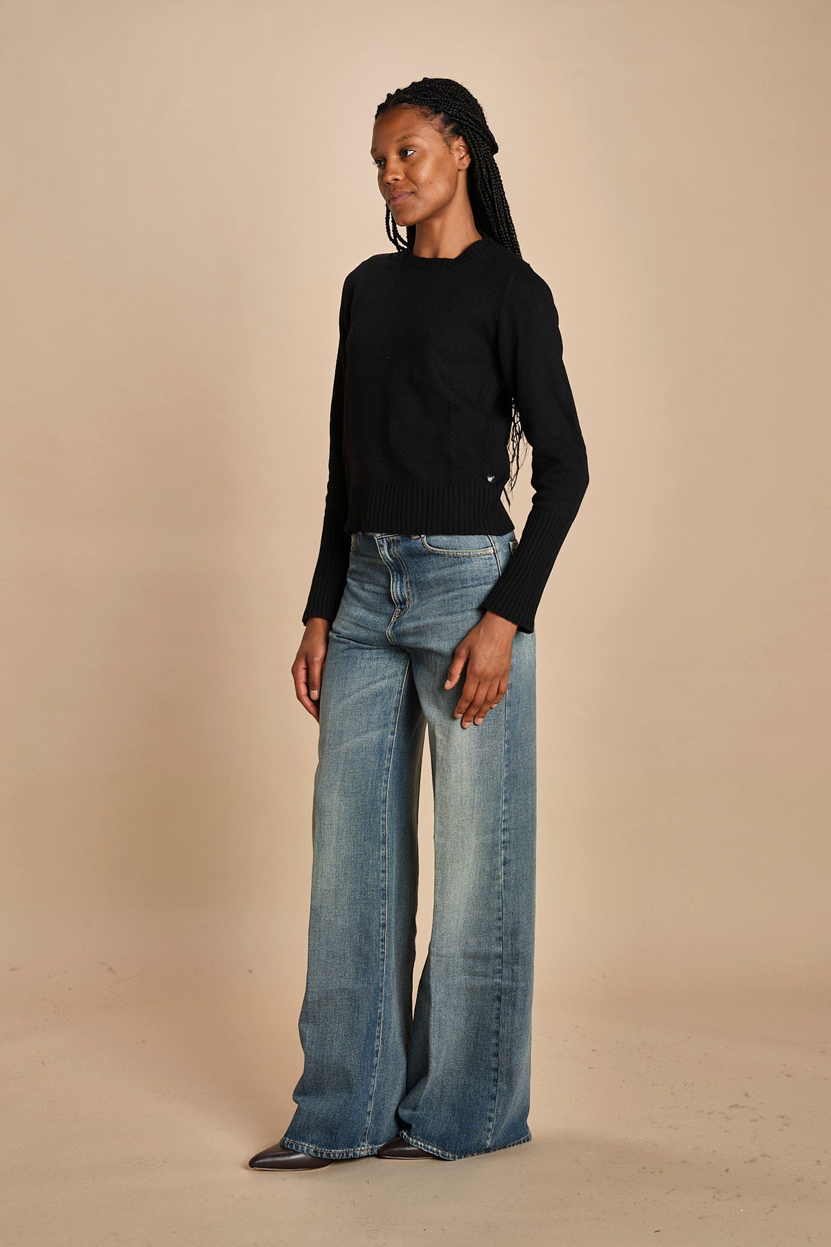 girocollo slim by milaura. d2501005 872 NERO milaura 