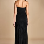 abito bustier e tulle. DR226 BLACK misha 