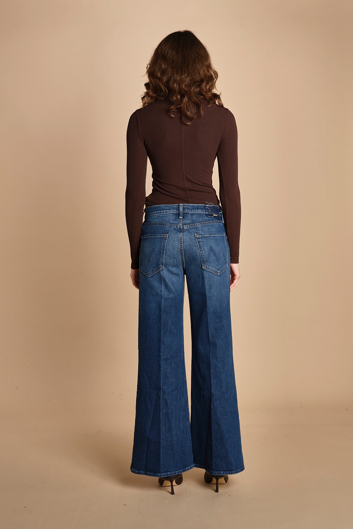 denim a zampa con bottoni 10115-259_A THE TOMCAT ROLLER SKIMP PFI (PERFECLY IMPERFETC) mother 
