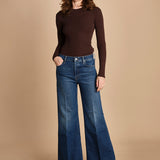 denim a zampa con bottoni 10115-259_A THE TOMCAT ROLLER SKIMP PFI (PERFECLY IMPERFETC) mother 
