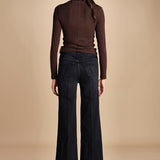 denim lungo zampa 415 THE ROLLER SNEAK 965 mother 