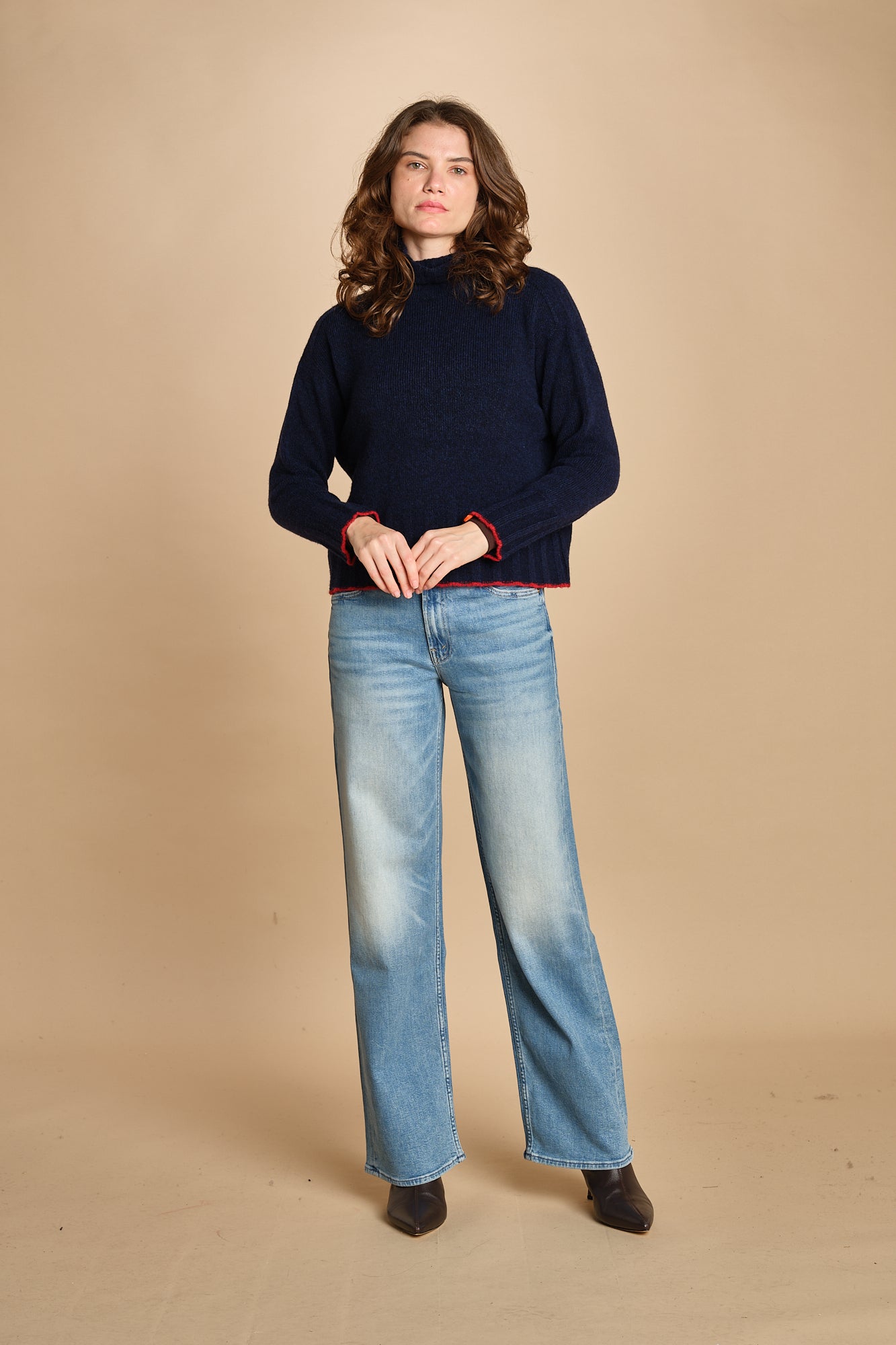 denim loose diritto 10798 THE SPINNER ZIP SNEAK 1351_A mother 