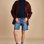 bermuda in denim 4862 THE UNDERCOVER BERMUDA SHORT 259 mother 