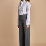 pantalone in tela lana B031-3047-8737 GRIGIO n21 