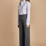 pantalone in tela lana B031-3047-8737 GRIGIO n21 