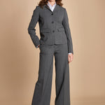 pantalone in tela lana B031-3047-8737 GRIGIO n21 