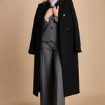 pantalone in tela lana B031-3047-8737 GRIGIO n21 