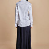 camicia uomo con tasca ricamata G02101321101 BIANCO n21 