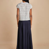 camicia a maniche corte con rouches e smerli G04152011102 BIANCO n21 