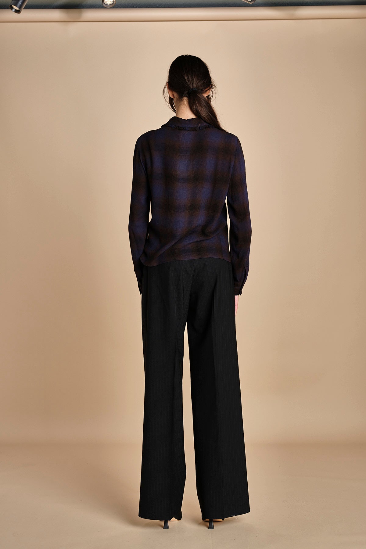 camicia a quadri con taschine G0513081 Q291 n21 