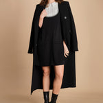 miniabito con plastron a contrasto H021-5075-9000 NERO n21 