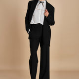 blazer gessato con tre bottoni L0125248 R911 n21 