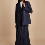 blazer over doppiopetto L02130166479 BLU n21 
