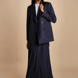 blazer over doppiopetto L02130166479 BLU n21 