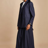 blazer over doppiopetto L02130166479 BLU n21 