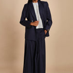 blazer over doppiopetto L02130166479 BLU n21 
