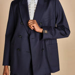 blazer over doppiopetto L02130166479 BLU n21 